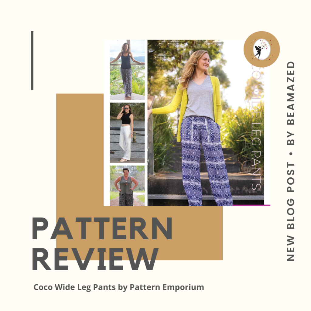 Pattern Emporium – Coco Wide Leg Pants – PATTERN REVIEW